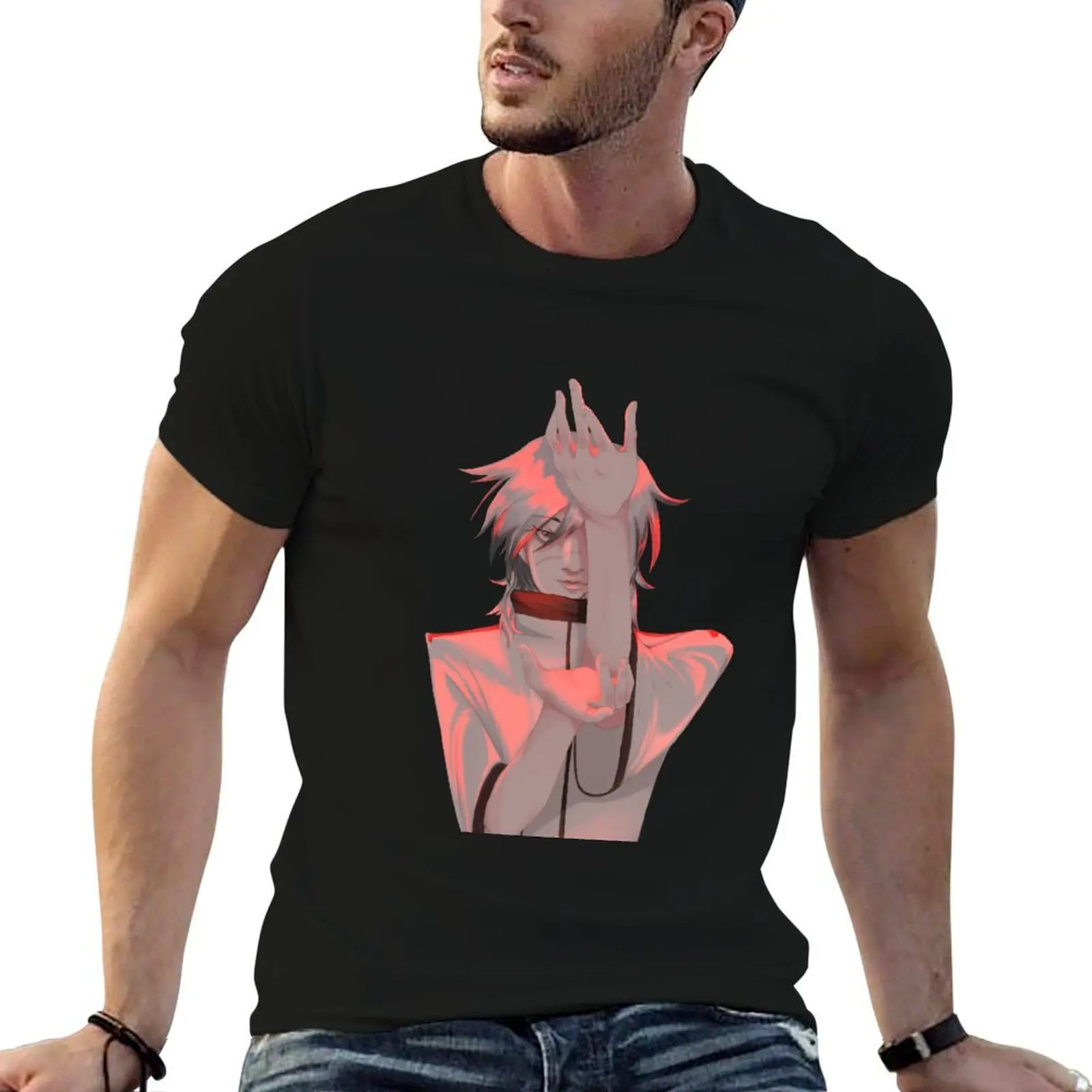 Red light T-Shirt Athletic Quick Dry T-Shirt for Men