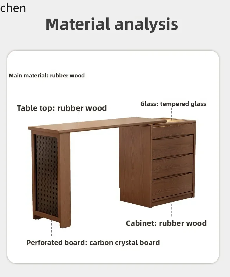 y8- Solid Wood Bar Table for Home Living Room, Extendable Integrated Sideboard, Storage Modern Dining Table