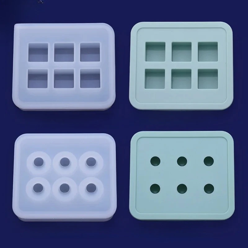 

1PC DIY Six Grid Silicone Crystal Resin Craft Making Mould Decoration Craft Tool