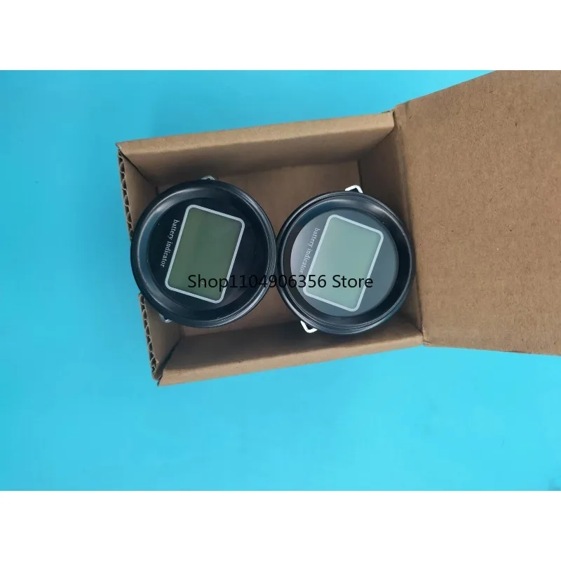 for Round Lead Acid Battery Battery Meter Lithium Battery Capacity Meter Indicator Electric Forklift Sweeper Electricity Gauge