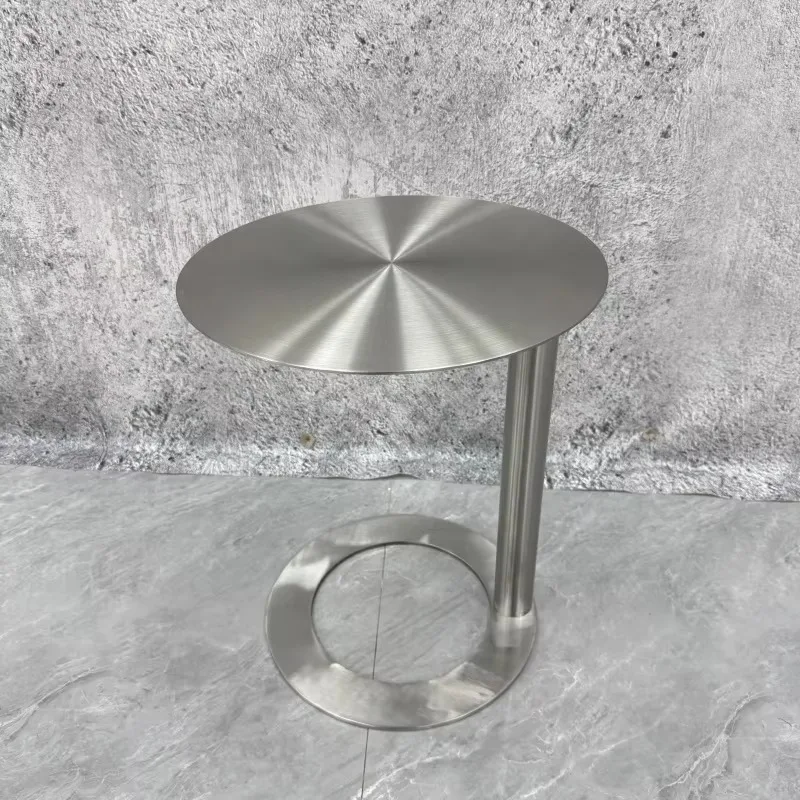 Stainless steel side table chain stylish appearance strong load-bearing coffee table