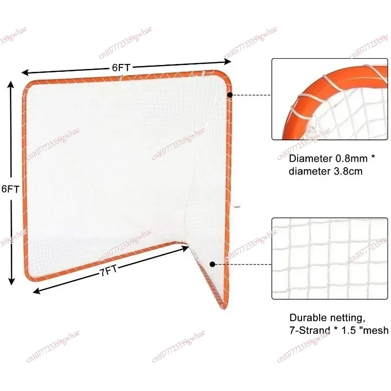 Folding Lacrosse Goal Youth Training Leisure Shooting Training Equipment Steel Frame