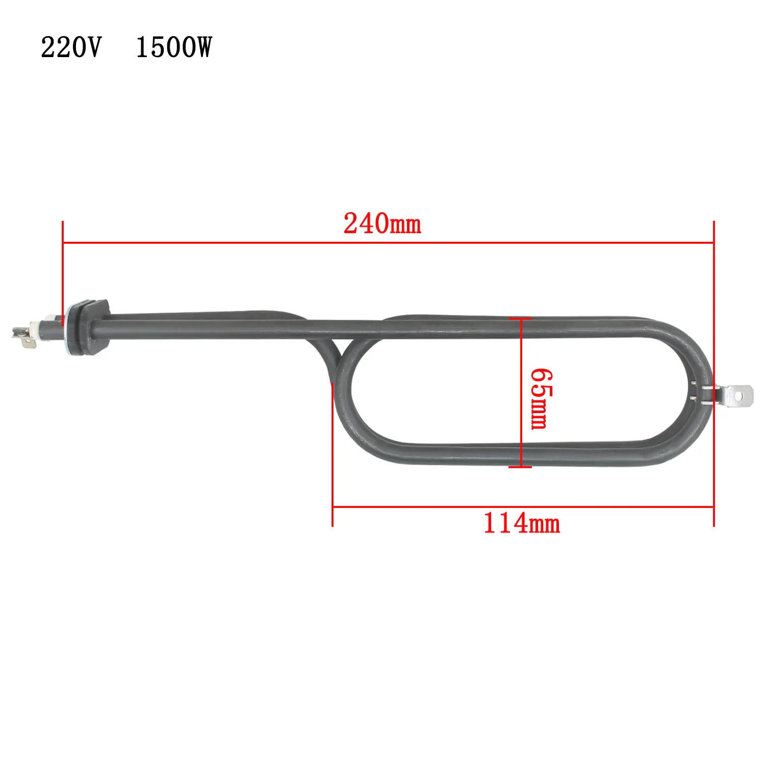 1PC 220V washing machine heating element water drying Heating Parts for Sanyo Dido Rongshida Whirlpool drum washer heater parts view 5