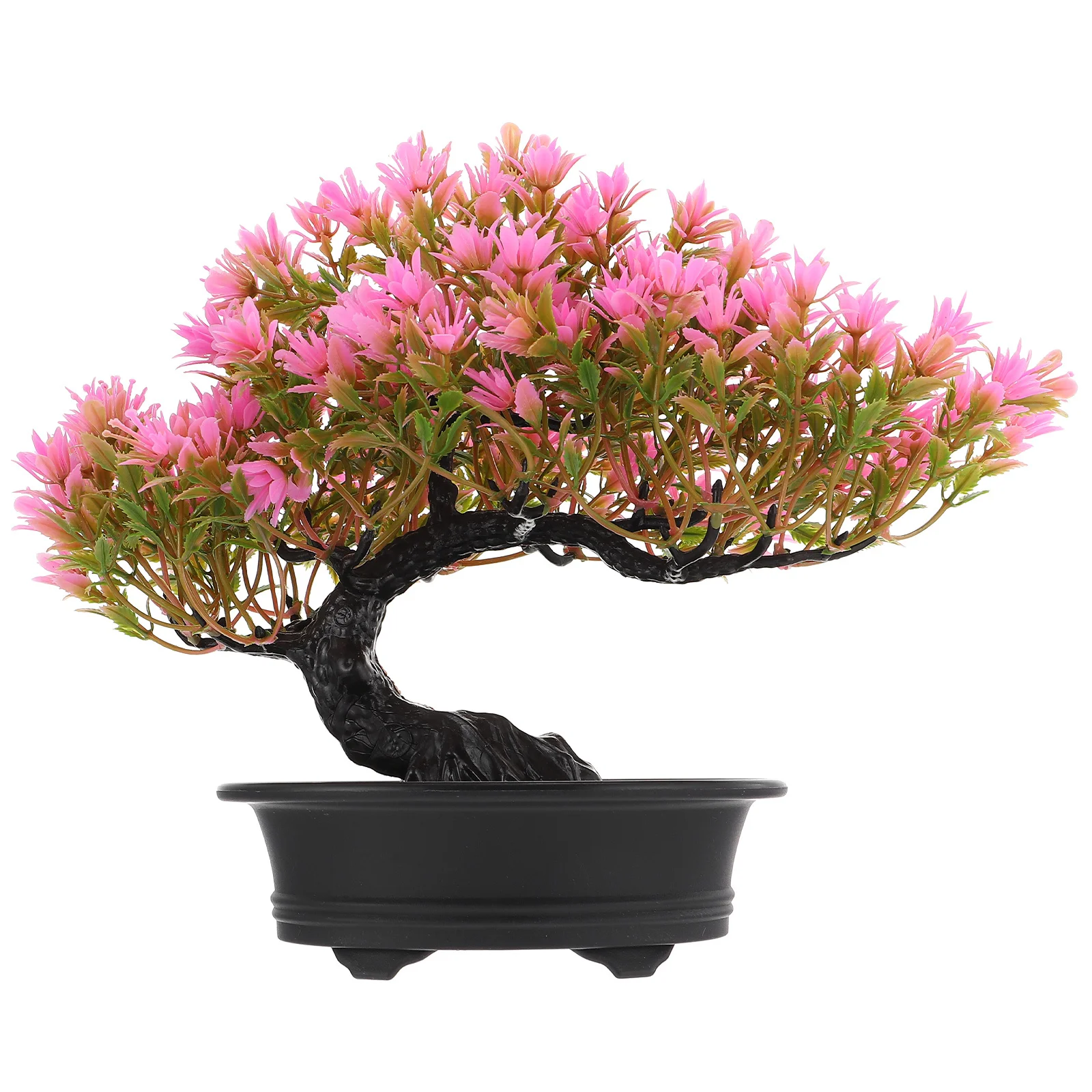 

Faux Bonsai Pine Tree Emulated Plant with Exquisite Details Scene Decoration for Living Space Office Indoor Outdoor Use