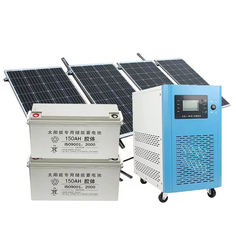 Energy System Complete Kit 1KW 2KW 3KW Off Grid Solar Home System 5KW Off-grid Solar System With Lithium Battery