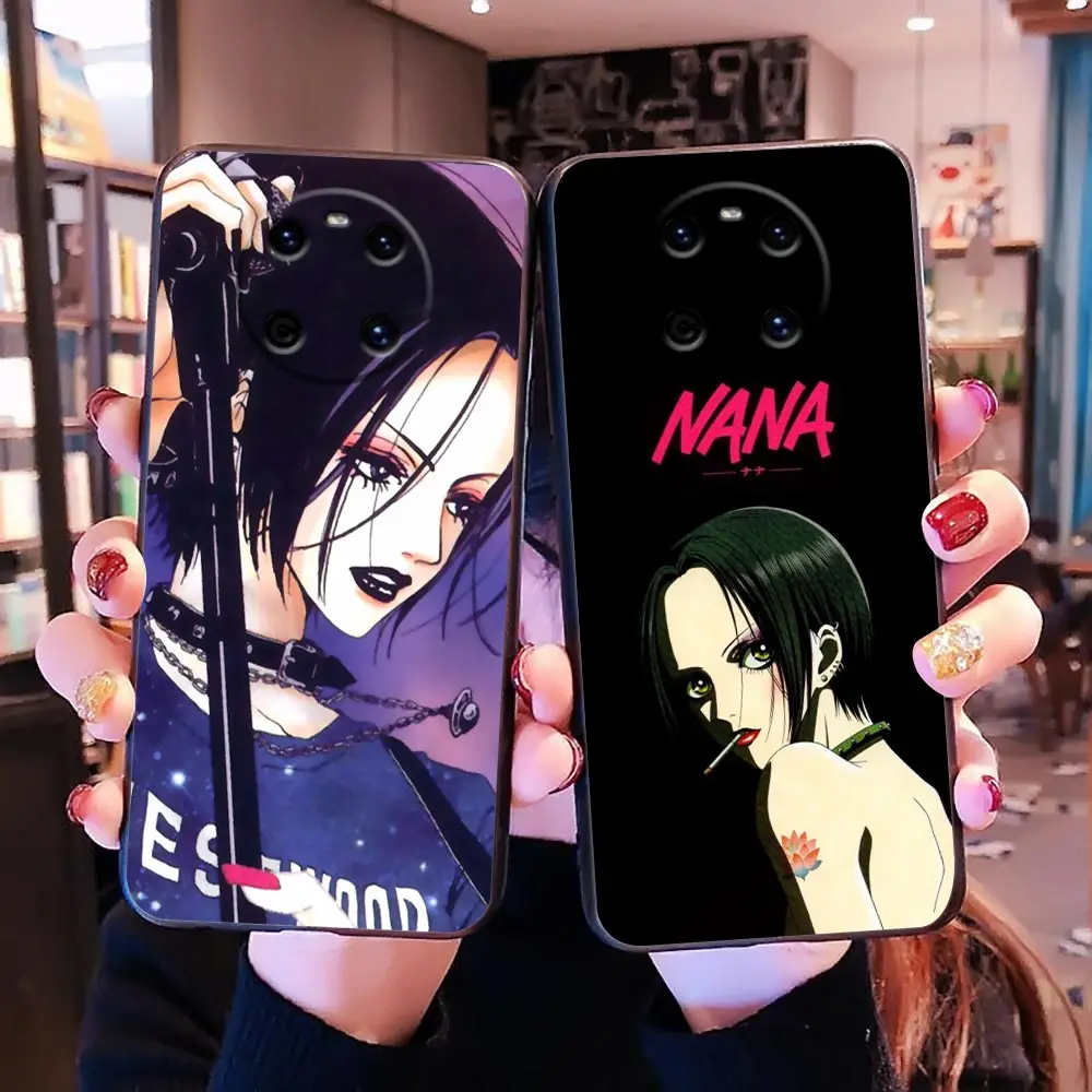 Nana Osaki on Purple Tie Dye Phone Case For HUAWEI P50 P40 P30 P20 P10 P9 P8 Plus MATE 30 20 20X 10 9 8 Case Funda Coque Shell