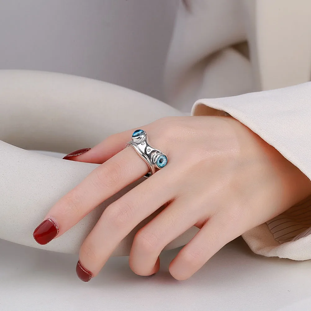 

Frog Eye Ring Vintage Frog Rings for Women Teen Girls Mom Jewelry Aesthetic Animal Open Rings Lovely Elegant Design Comfortable