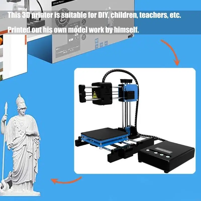 Impresora 3D y88b mini instalación rápida impresión impresión llave única