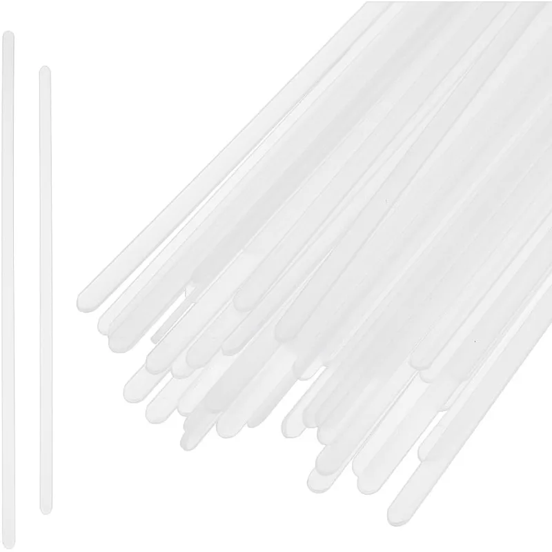 48 Stück PP-Kunststoff-Säbchen, 7,8/9,8 Zoll, Korsett-Gurtband, 6 mm breit, für Brautkleid, Trubel, handgefertigte Handwerk, Hochzeitskleider, DIY
