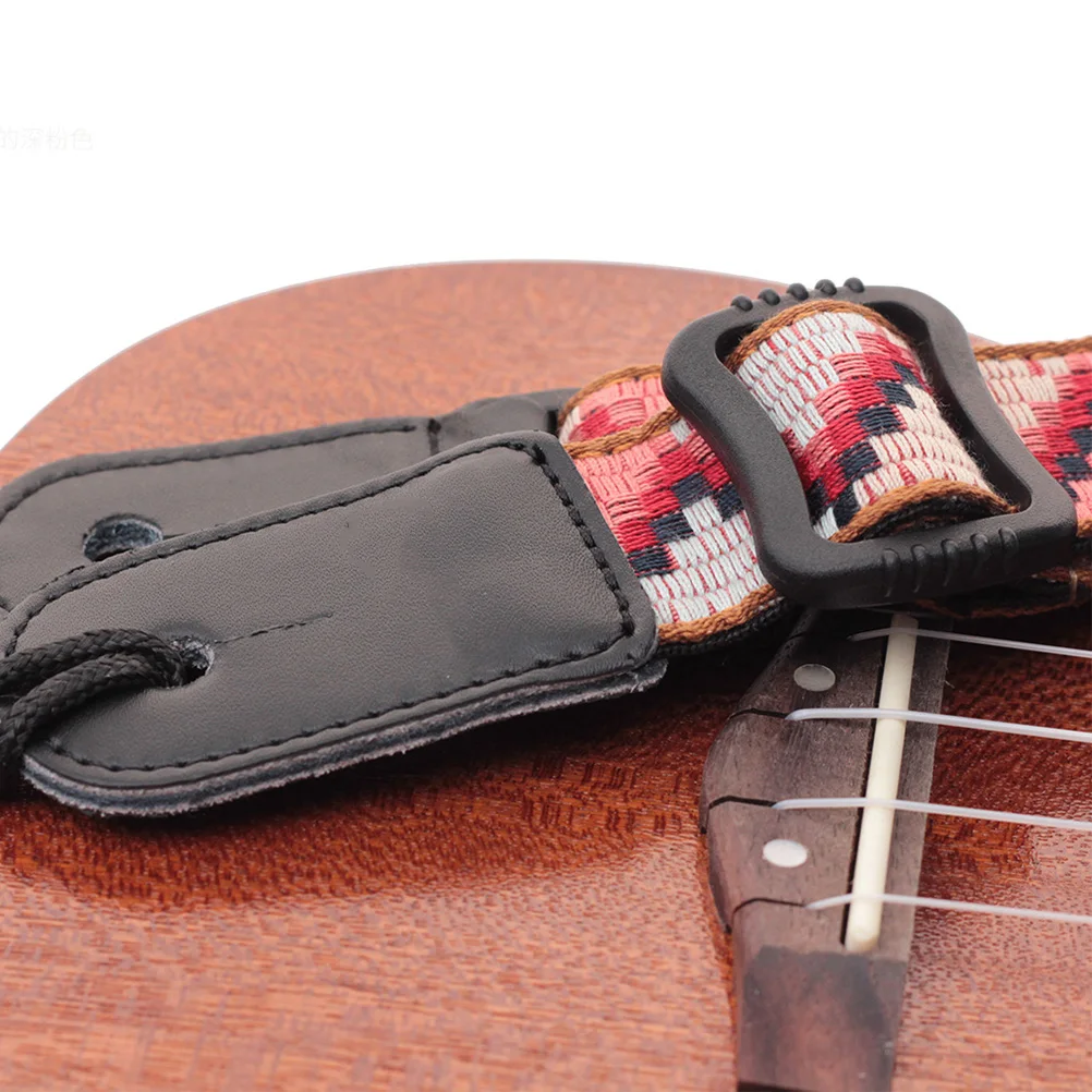 

Ukulele Strap Creative Bohemian Style for Nail Belt Tail Durable Nylon Useful Accessories Design