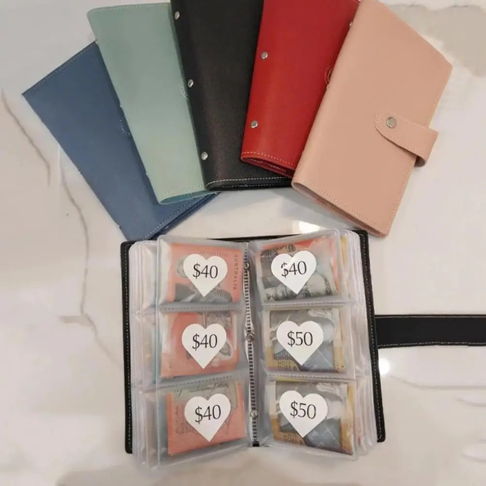 96 Envelope Savings Challenge Book Savings Challenge Envelopes Planner Book with 96 Pockets for Savings for Budgeting