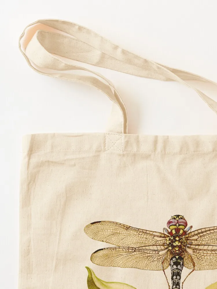 Dragonfly, Pear, Carnation, and Insect by Joris Hoefnagel, ca. 1595 Tote Bag Lady bag woman shopping bag