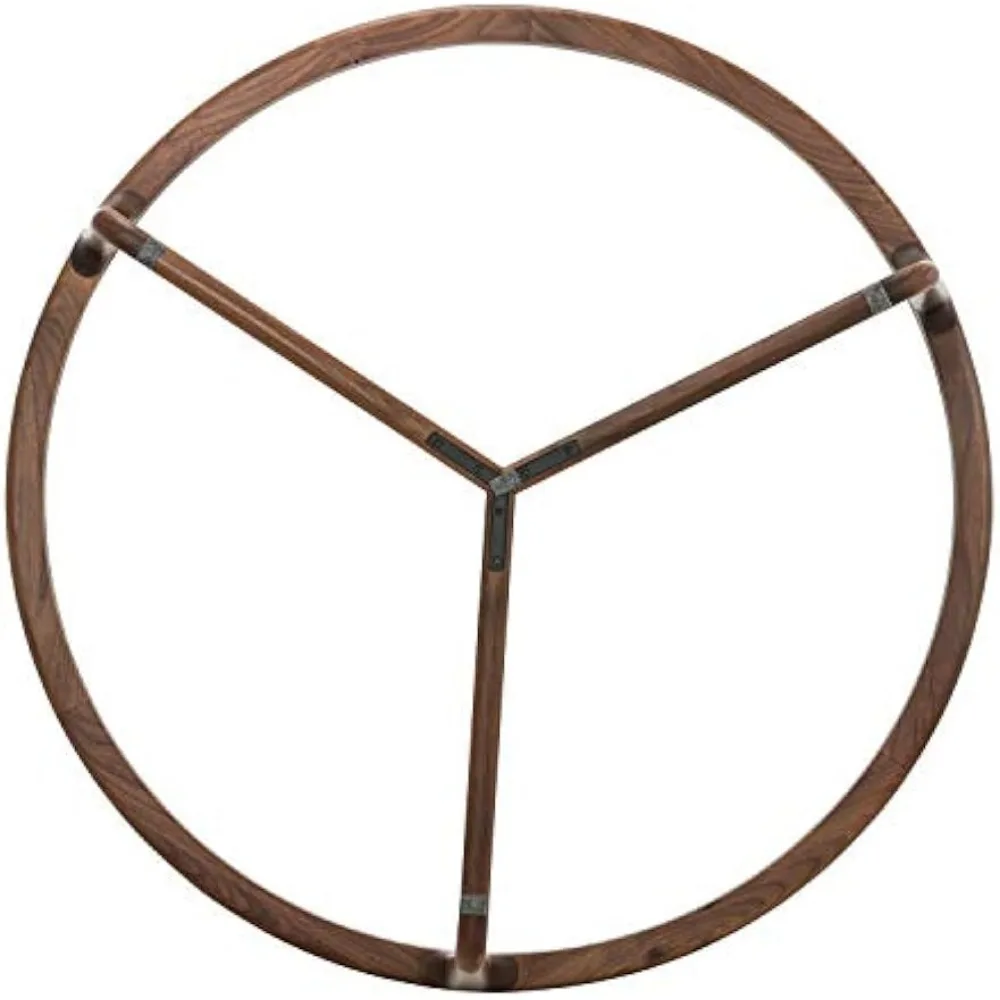 POLY & BARK Ciro Table basse ronde Noyer