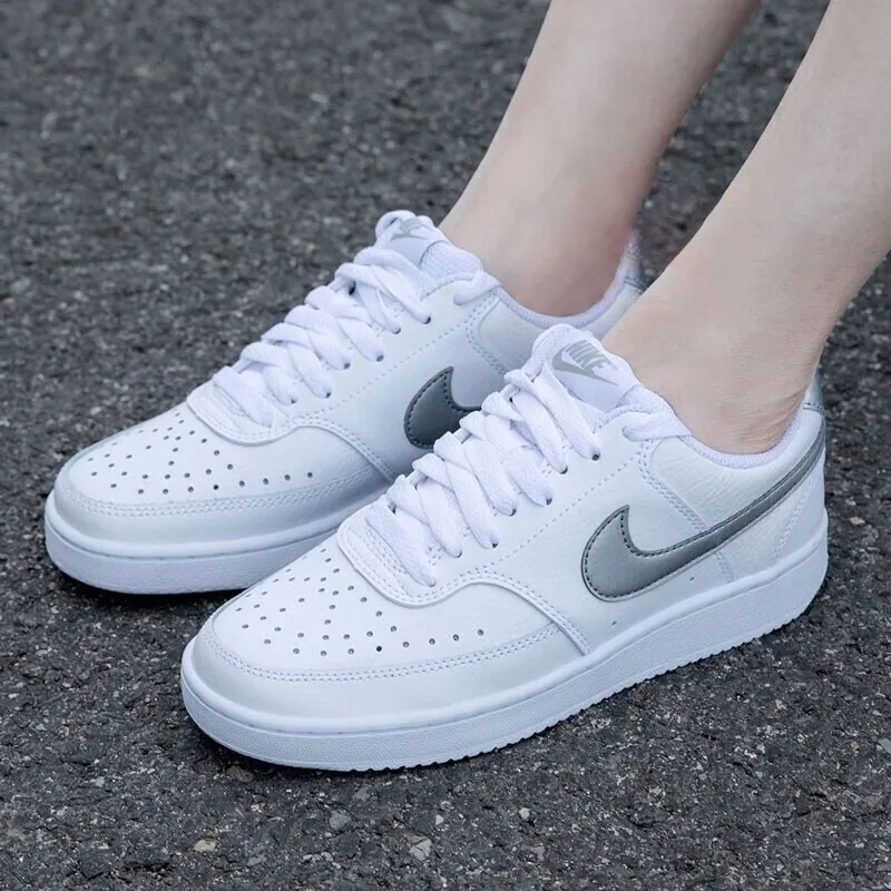 NIKE COURT VISION LOW women's sports shoes retro fashion wear resistant breathable comfortable casual shoes CD5344-111