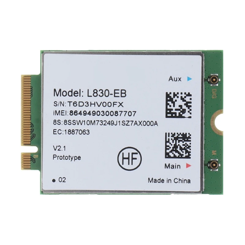 

Модуль L830-EB 4G для Lenovo X280 X380 S1 P52s T580 T480 L580, многофункциональный встроенный одиночный модуль 4G