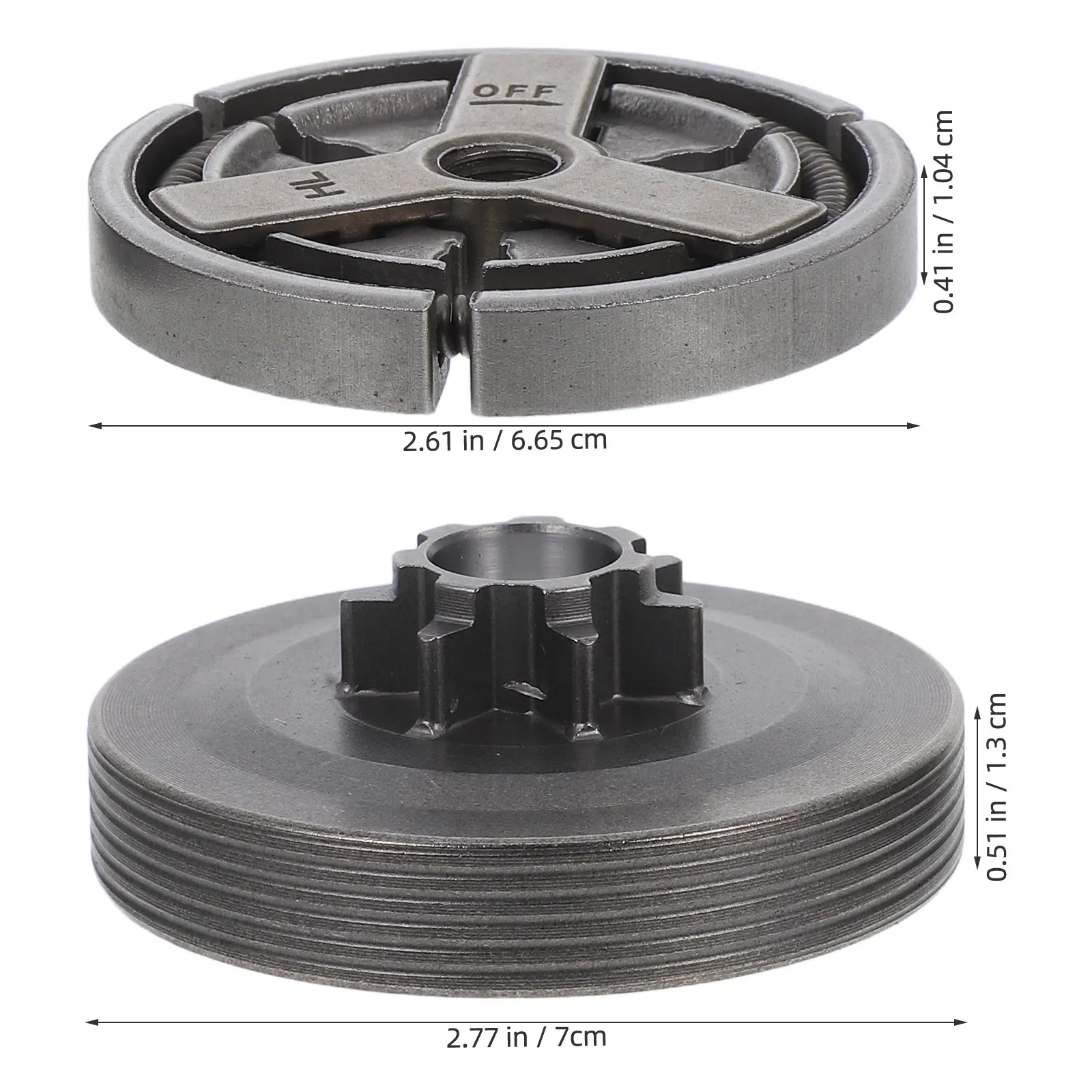 1Set Chainsaw Clutch Drum Kit 52 5800 Heavy-Duty Replacement Sprocket Bearing for Chinese Chainsaw Maintenance Repair