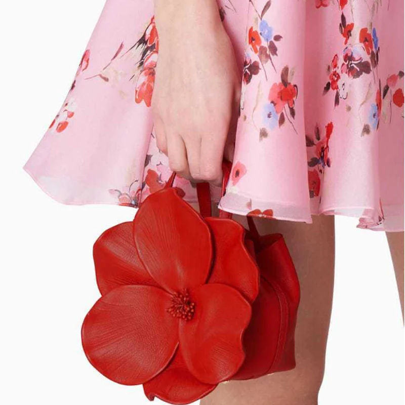 Design Flower Clutches Bag 2024 New Elegant Women Handbag Party Evening Shoulder Bag Wedding Purse Girls Small Totes