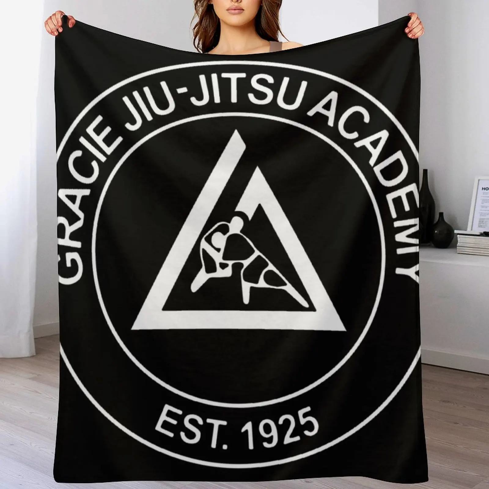 Gracie Jiu Jitsu Throw Blanket Blankets For Baby Blankets Sofas Of Decoration Tourist Thins Blankets