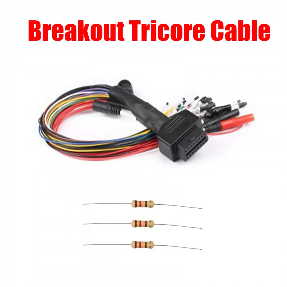 For GODIAG Breakout Tricore Cable OBD2 Jumper Cable Full Protocol ECU Programing Tool for KESS V2 MPPS Auto Diagnostic Parts