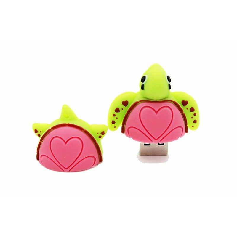Schildkröten-Cartoon-USB-Stick 128GB 64GB 32GB Niedlicher Speicherstick 16GB 8GB 4GB Geschenke für Kinder USB-Stick für Computer – Detail 3