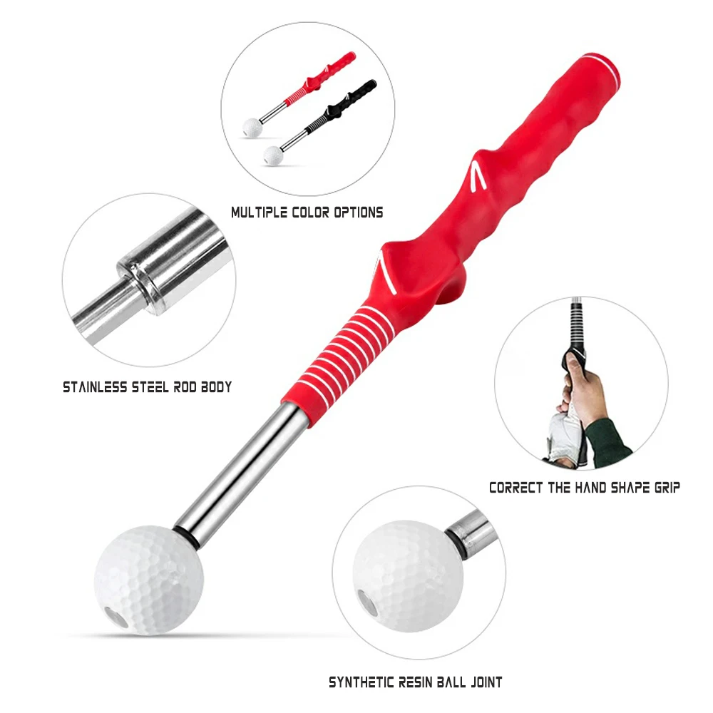 عصا تدريب جولف سوينغ قابلة للتعديل للاستخدام الداخلي والخارجي، تساعد على تدريب السقوط لتحسين المسافة والدقة