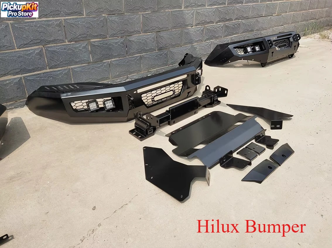 

Factory Price Hilux Bumper Steel Front Rear Bull Bar Tow Hook 4x4 Offroad Pickup