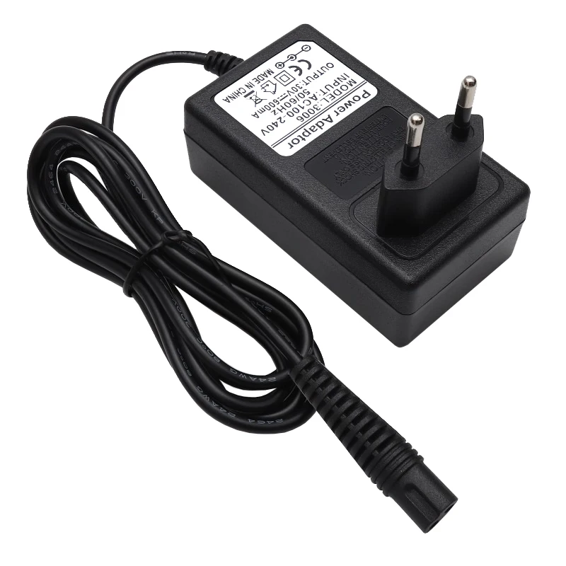Carregador de 4,9 pés 30V 600mA para Aspirador Cecotec Conga Rockstar 300X-Treme/500/700 Ultimate/1200/1300 - Adaptador de Peças para Vassoura Elétrica