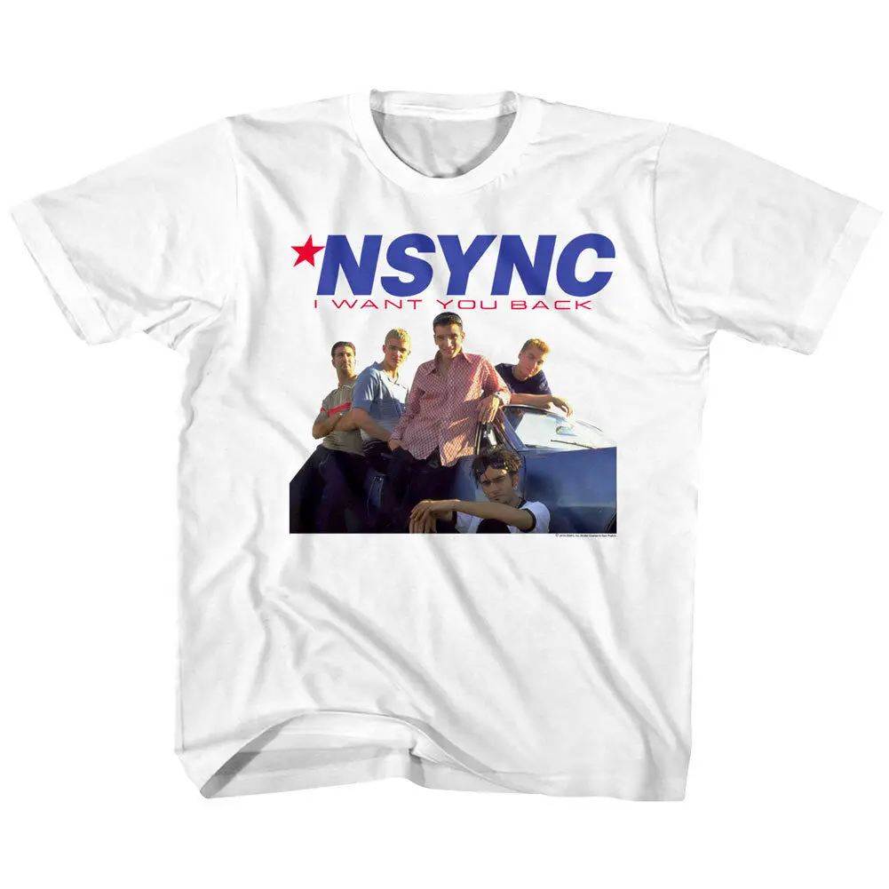 NSYNC Justin Timberlake Want You Back Kids T Shirt Pop Album Cover Boys Girl Top