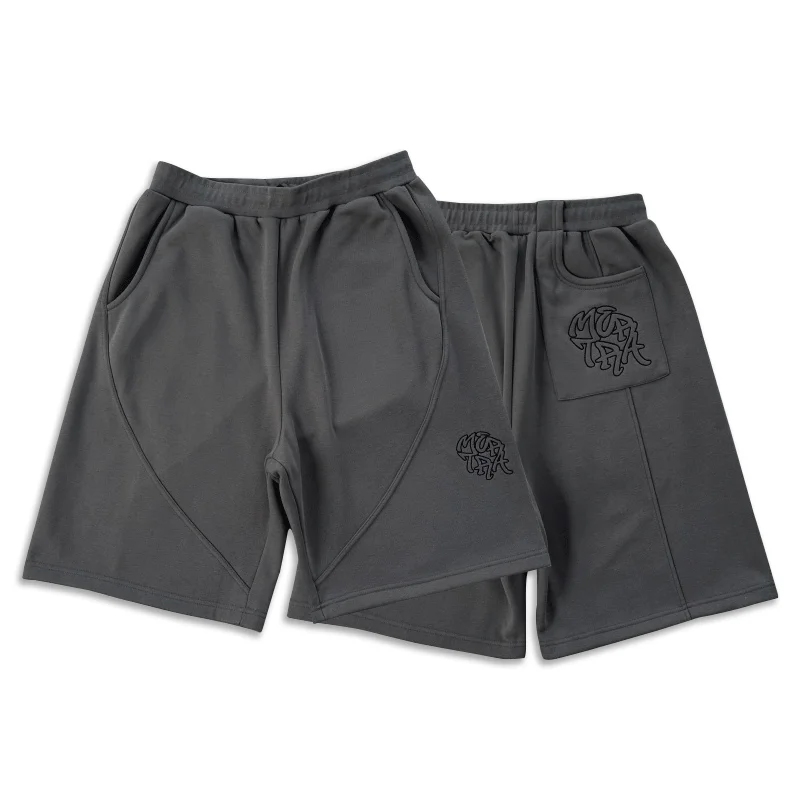 

Street styl Mertra Casual Shorts y2k Harajuku Hip Hop Fashion Men / Women Loose Sports Pants DARK GRAY High Quality Clothes