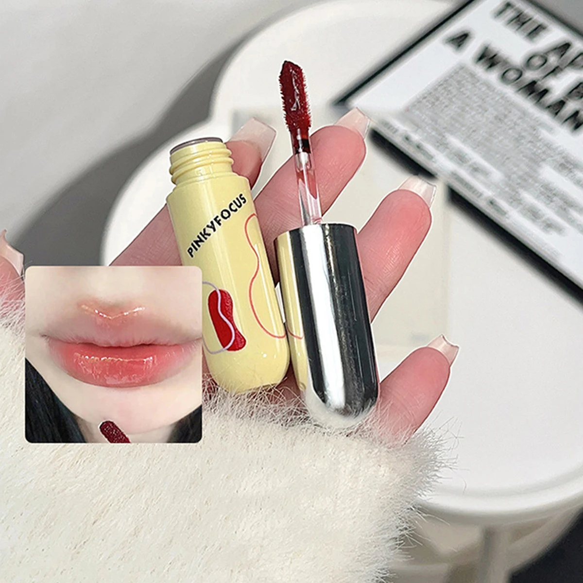 Mirror Water Lip Gloss Moisturizing Mirror Lip Glaze Crystal Jelly Lip Tint Korean Lipstick Cosmetics