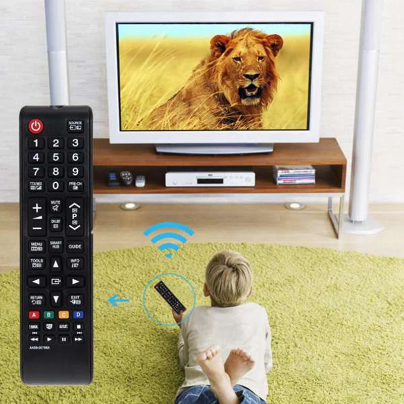 Pengganti Remote Control pintar untuk Samsung AA59-00786A TV Remote Control Universal televisi pintar LED LCD