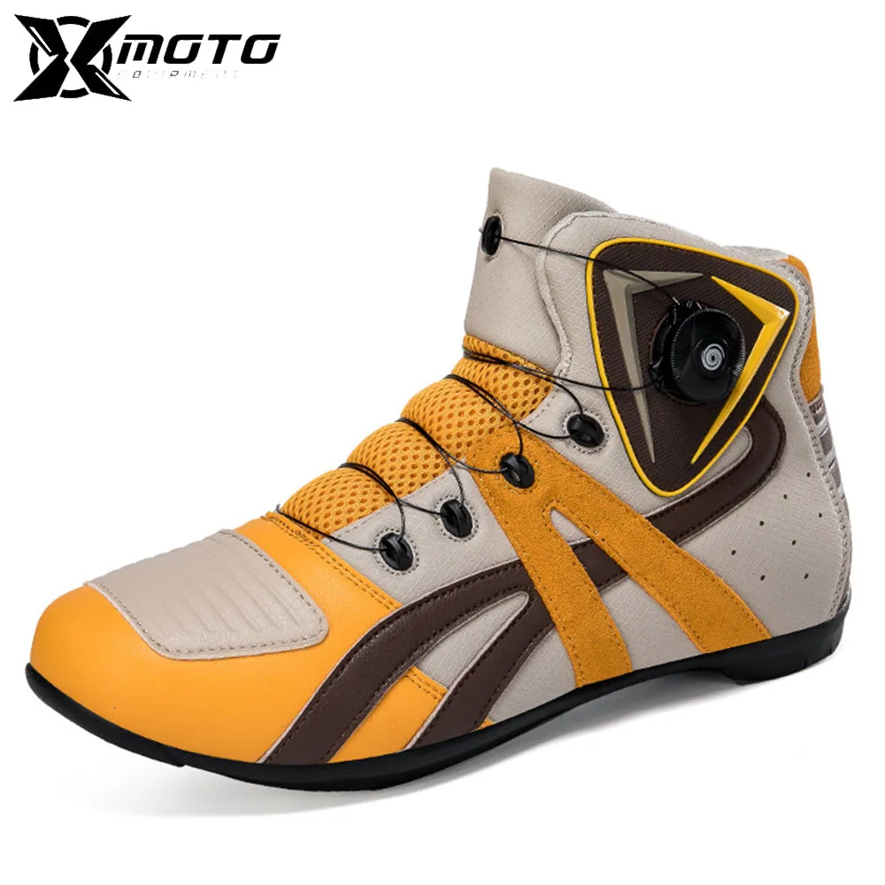 

Mountain Race Riding Motorcycle Riding Protective Boots Riding Motorcycle Seasonal Breathable Anti-Fall Race Boots