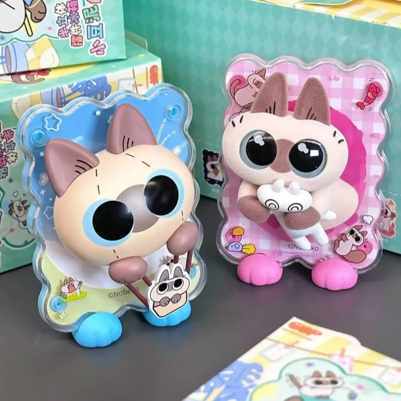 Nieuwe Siamese Kat Azuki Azukisan Healing Moment Serie Blind Box Koelkast Magneet Bureau Ornament Anime Figuur Speelgoed Kid Gift Speelgoed