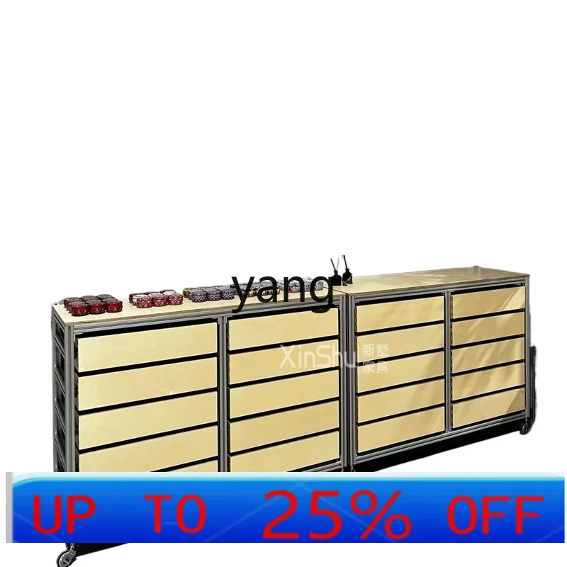 

LMMsolid wood integrated shelf display dining side cabinet living room storage chest cabinet