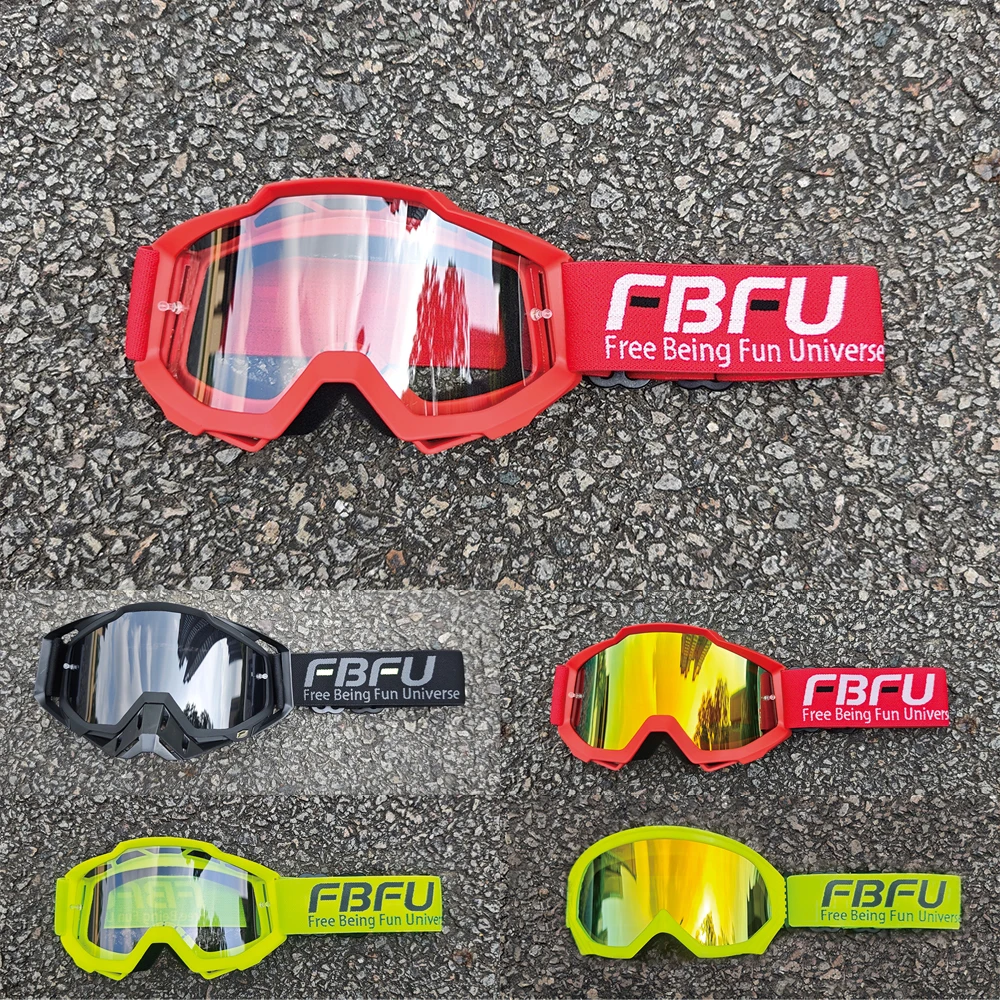 

2025 FBFU Double Ski Goggles Men Snowboarding Sled, Windbreak Ventilate, Winter Anti-Glare Mountain Sports Protection Glasses