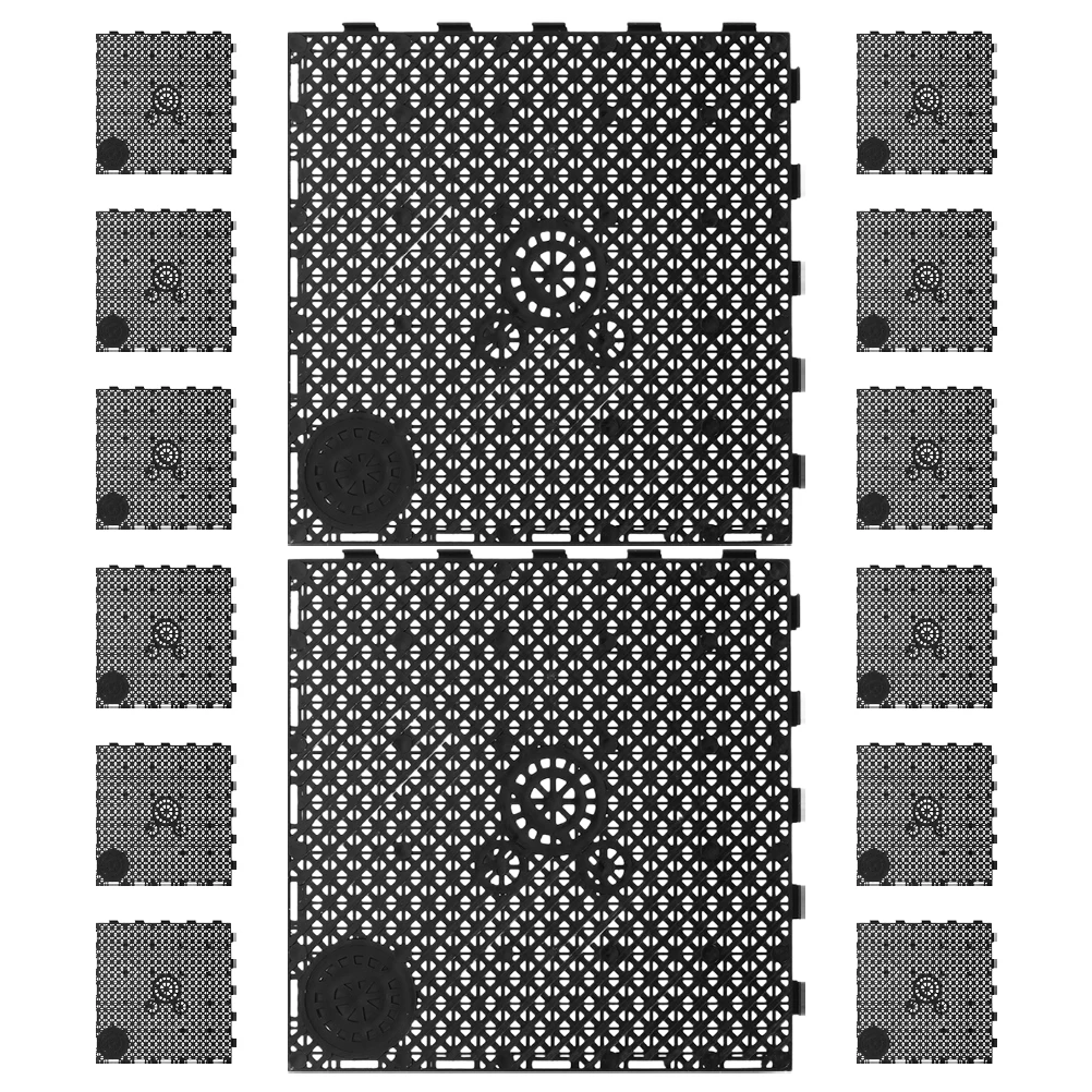 

14pcs Filter Plate Ventilated Aquarium Divider Fish Tank Bottom Isolation Board Partition Filtration Tray Flexible Splice Easy