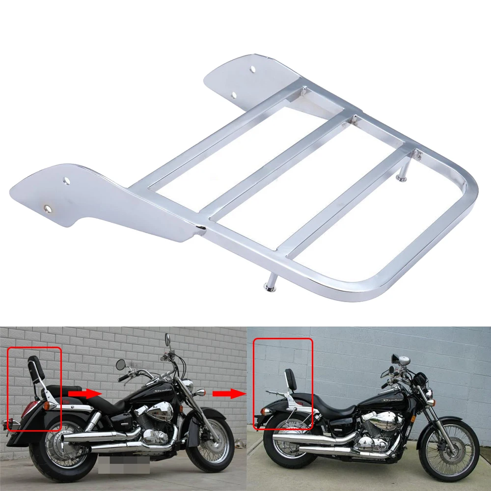 Motorcycle Rear Sissy Bar Luggage Rack For Honda Shadow Steed VLX 600 1999-2007 /Shadow VT750 1997-2003 /Shadow SABRE VT1100 ACE
