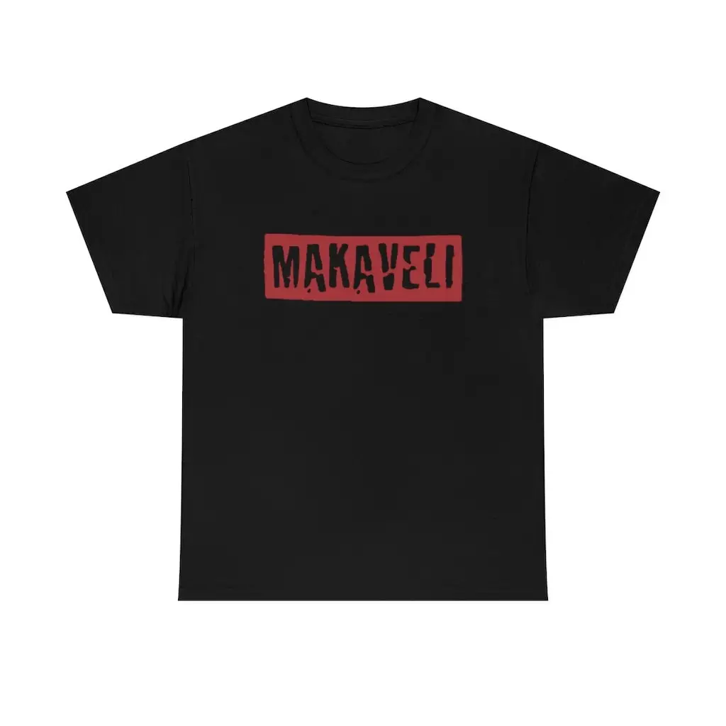 

Makaveli Тяжелая хлопковая футболка хип-хоп pac