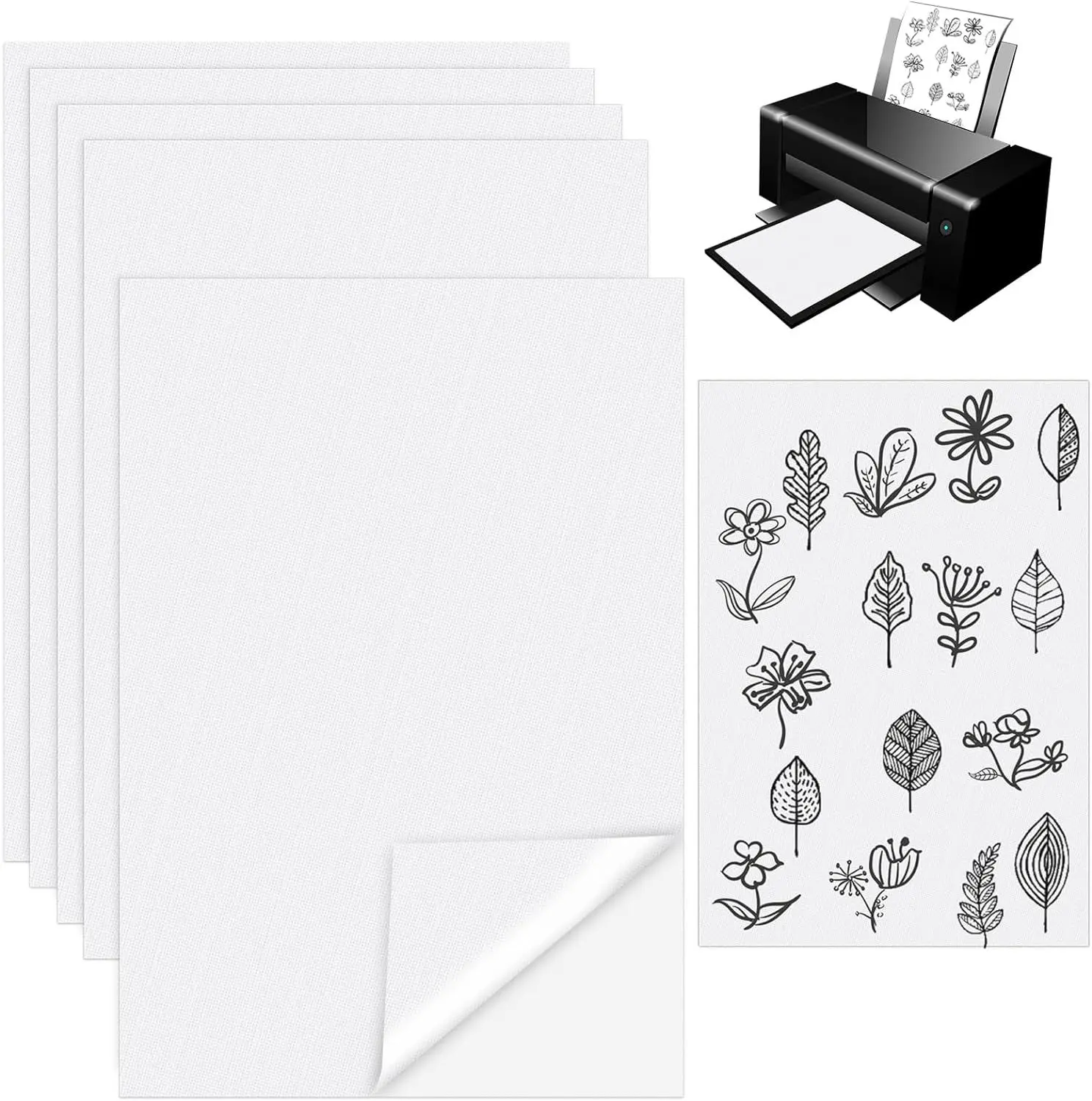 

Wash Away Stabilizer For Hand Embroidery 5 Sheets Water Soluble Craft Material