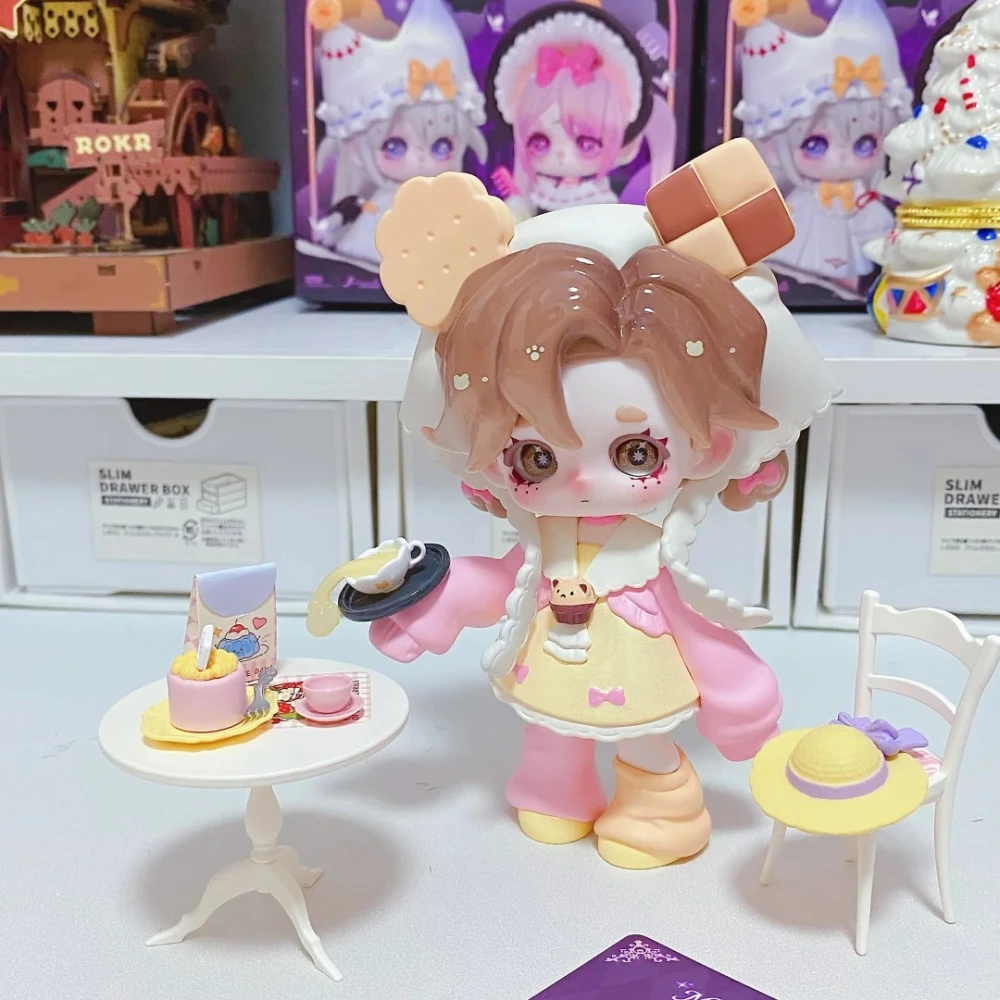 Ninita Mirror Paradise 시리즈 블라인드 박스 귀여운 Ninita 애니메이션 인형 서프라이즈 백 미스터리 박스 애니메이션 피규어 데스크탑 장식 소녀 장난감 New