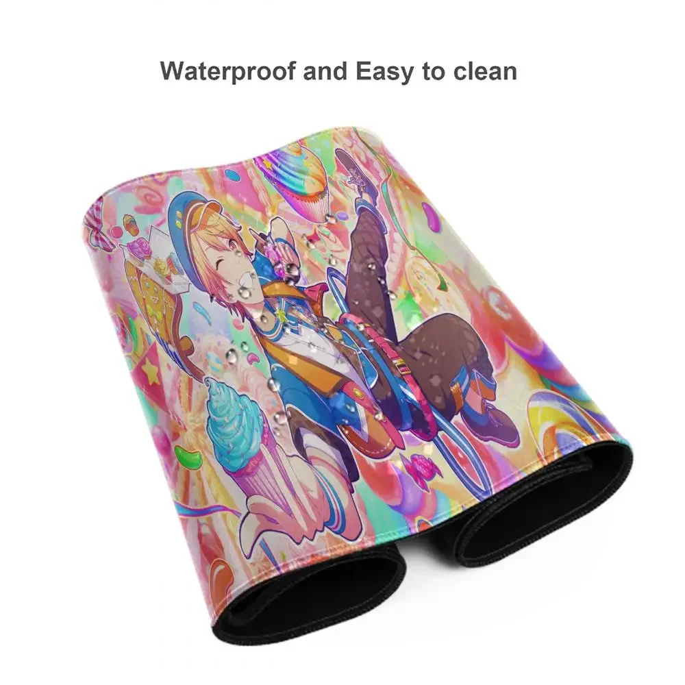 PJSK Project Sekai سلك نوم ملون للمسرح عند 25:00 XXL لوحة ماوس كبيرة للكمبيوتر المحمول لوحة مفاتيح غير قابلة للانزلاق حصيرة مكتبية لوحة ماوس