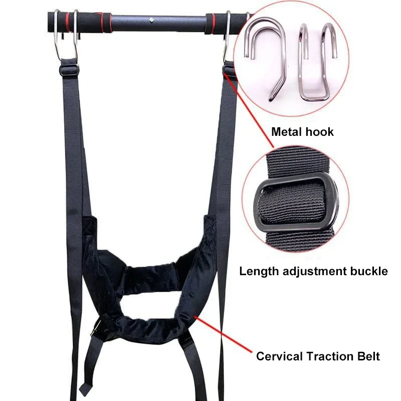 

Cervical Traction Belt Adjustable Cervical Spine Horizontal Bar Suspension Household Tractor Neck Stretcher Massager Suspension