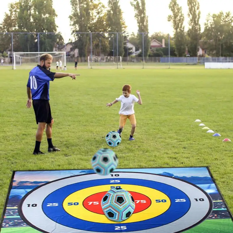 Objetivo de fútbol colorido, juego de lanzamiento de pelota pegajosa, juegos educativos, deportes al aire libre, juguetes para niños de interior