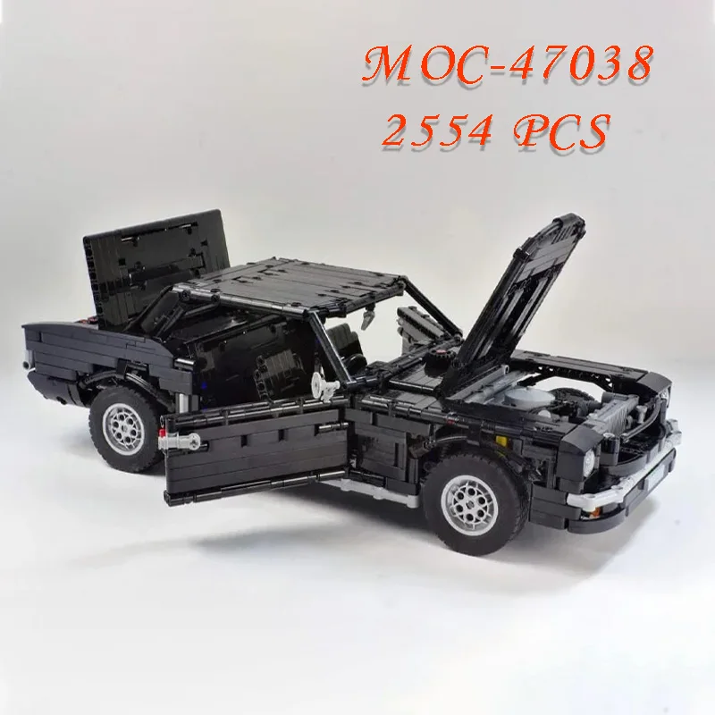 New MOC-47038 Muscle Sports Car Super Sports Car Self-locking Model Building Blocks Puzzle Birthday Christmas Toy Gift Ornaments