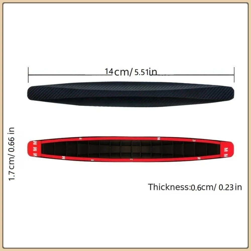 Защитная полоса для автомобильного бампера, 2 шт., передние и задние защитные полосы, защита от царапин, аварийное лезвие, автоаксессуары для автомобиля