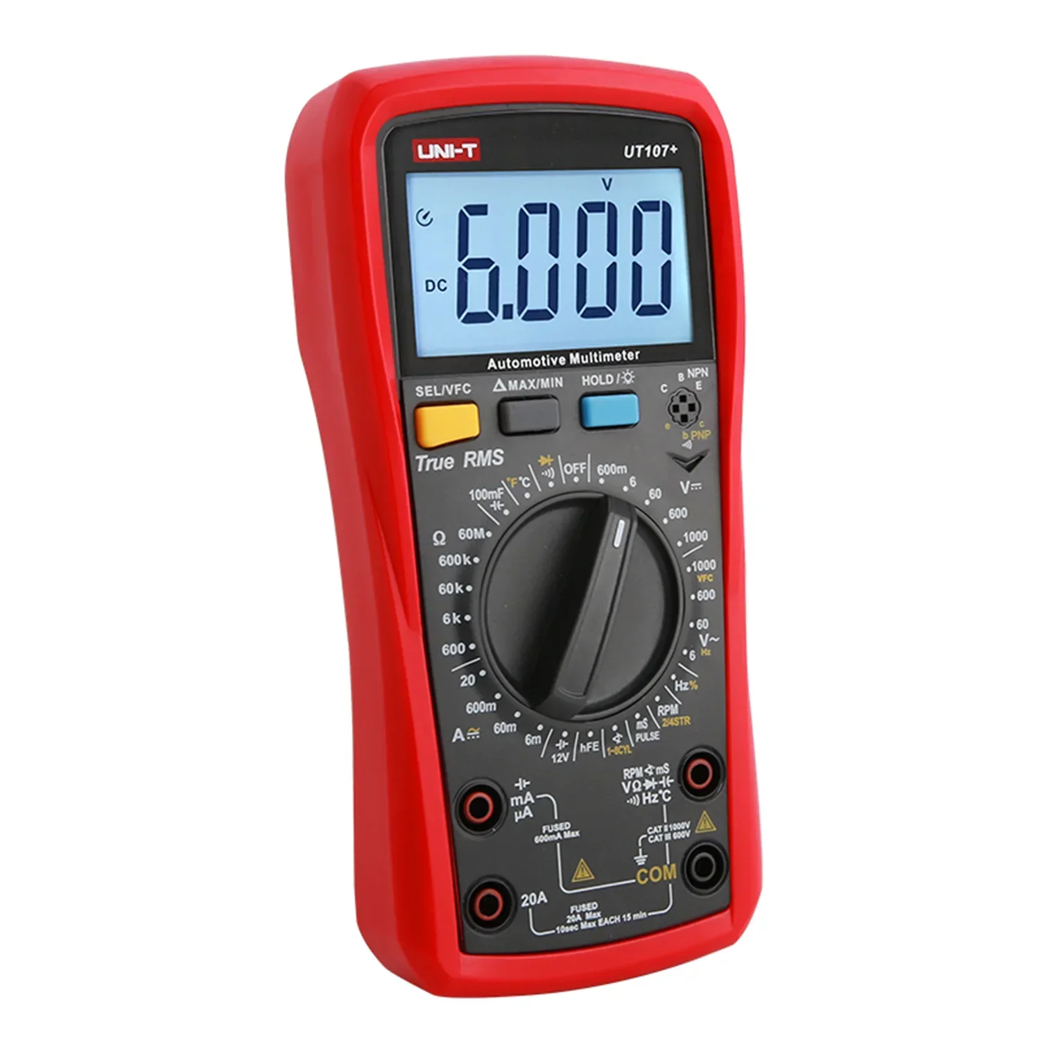 UNI-T UT105+ UT107+ Automobile Multimeter High Precision True RMS Automobile Automatic Range Actual Value Digital Multimeter.