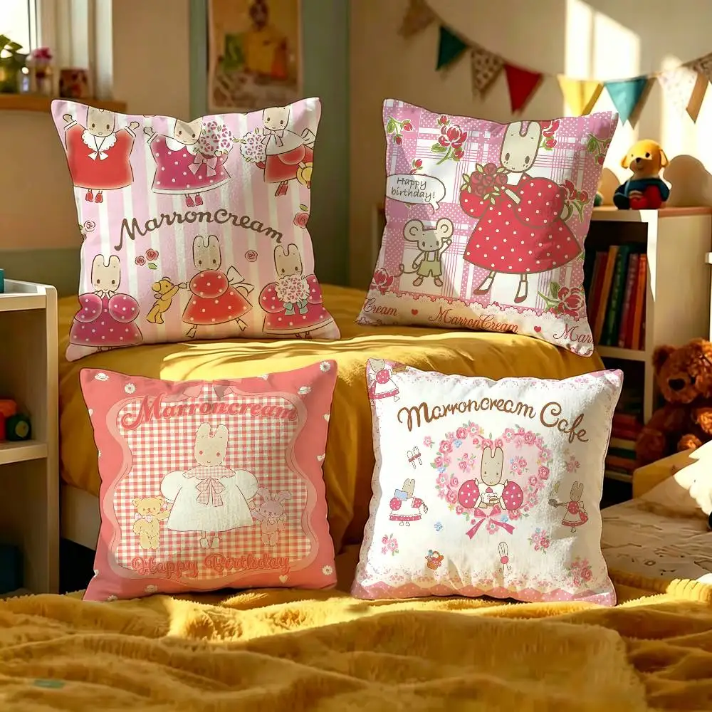 M-MARRONCREAM Cartoon Pillowcases Home Bedding Decorative Pillow Cover Wedding Super Soft Pillow Case