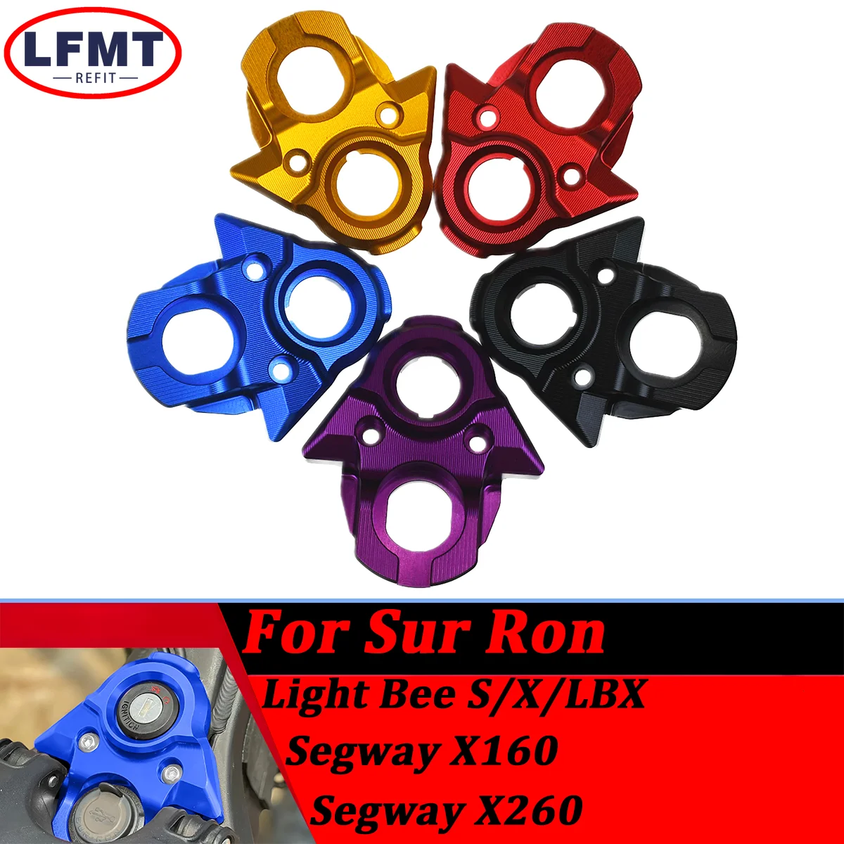 

For Surron Light Bee X & S Segway X160 & X260 Electric Motorcycle CNC Decorative Cover Central Control Decoration Accessories