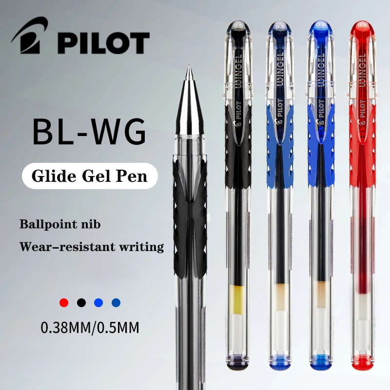 

3/6/12Pcs Japan PILOT Gel Pen BL-WG Large Capacity Ink 0.5mm/0.38mm Ballpoint Pen Office Supplies Stationery Back To School