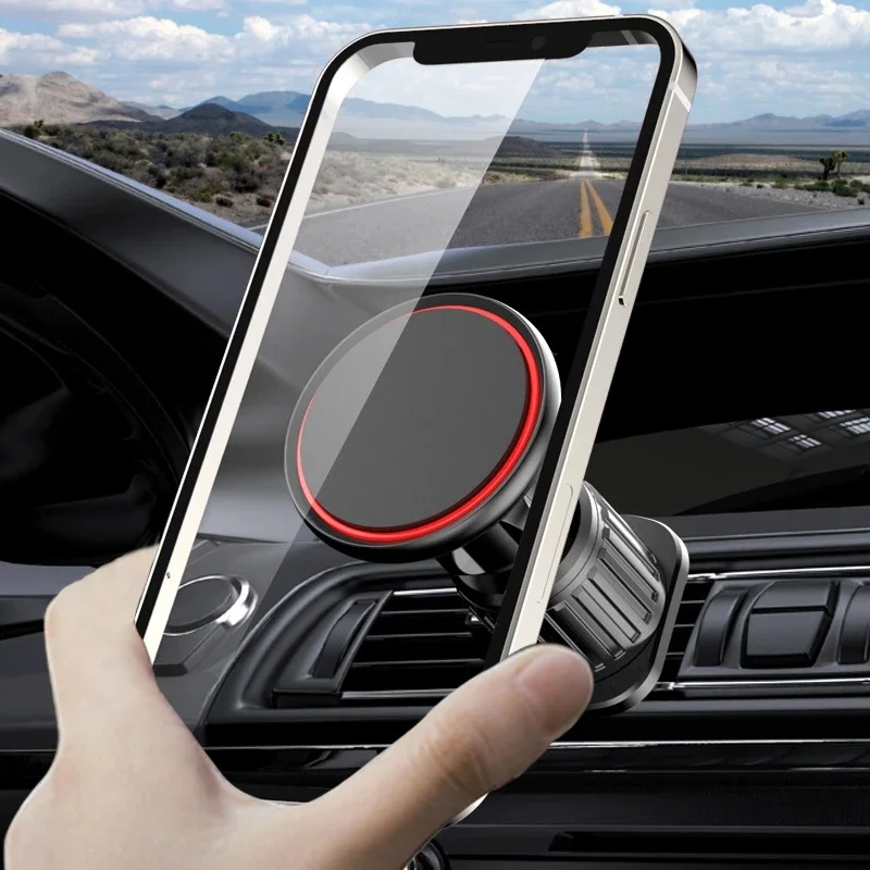 Universal Auto Telefon Halter 360 Grad Rotation Magnetische Air Vent Magnet Auto Smartphone Halter Auto Handy Unterstützung Berg